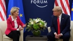 Von der Leyen und Trump auf dem Weltwirtschaftsforum in Davos (Archivbild).