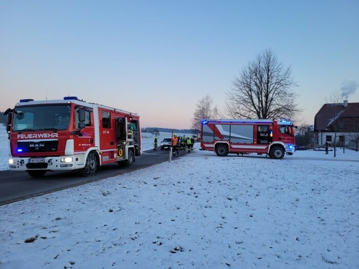 Einsatz am Morgen für die FF St. Peter/Au