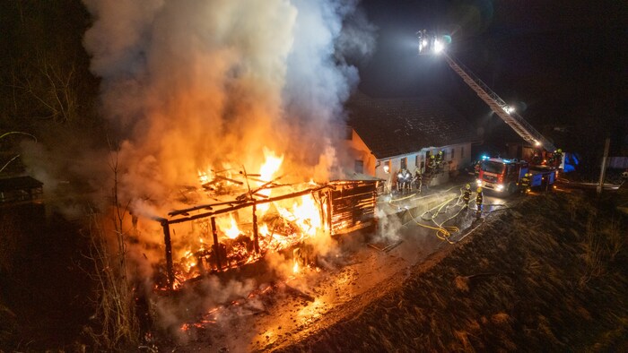 Das Wohnhaus blieb unbeschadet, verletzt wurde niemand