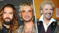 Die Kaulitz-Brüder wehren sich gegen die Lästereien von Moderator Thomas Gottschalk. (Bild: Gerald Matzka / dpa / picturedesk.com, ORF, Krone KREATIV)