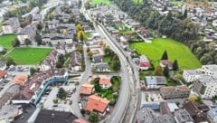 Das Feuer brach im Zentrum von Saalfelden aus. (Bild: Stadt Saalfelden)