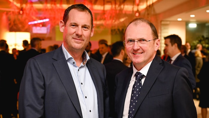 Viktor Sigl (Pierer Mobility) und Gerald Mayer (r.), zukünftiger Finanzvorstand der Voestalpine.