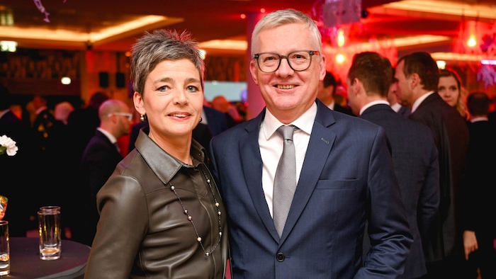 Manfred Hackl von Kunststoffrecyclingspezialist Erema aus Ansfelden mit seiner Frau Ute.