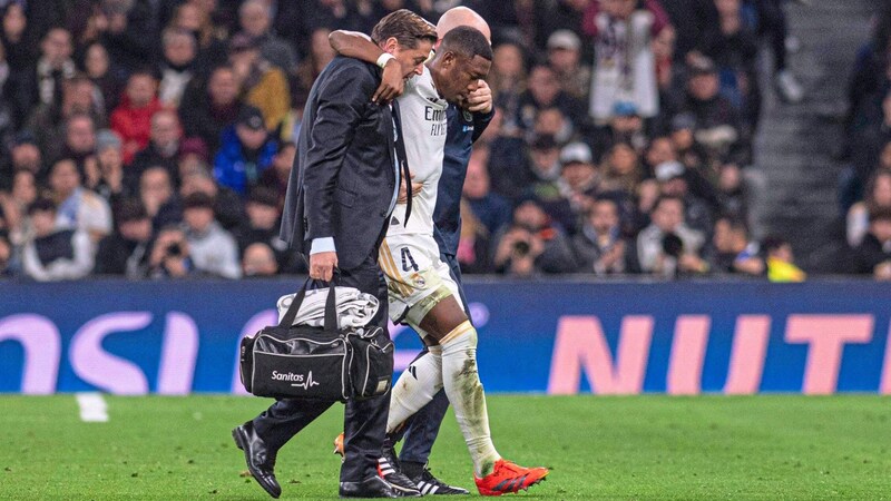 David Alaba verletzte sich im Dezember in der Liga mit Real Madrid schwer am Knie. (Bild: GEPA pictures)