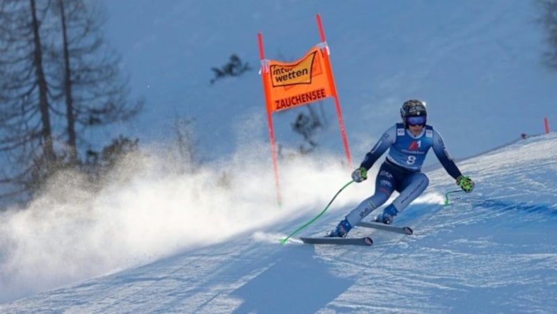 Federica Brignone war Trainingsschnellste. (Bild: ANDREAS TROESTER)