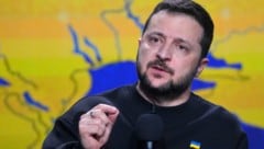 Der Präsident der Ukraine, Wolodymyr Selenskyj (Bild: Associated Press)