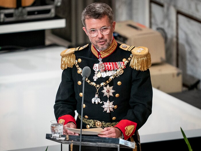 König Frederik wird bei seinem Amtsantritt eine Rede halten.