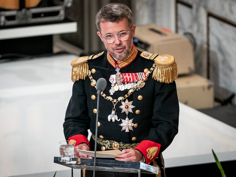 König Frederik wird bei seinem Amtsantritt eine Rede halten. (Bild: APA/Mads Claus Rasmussen/Ritzau Scanpix via AP)