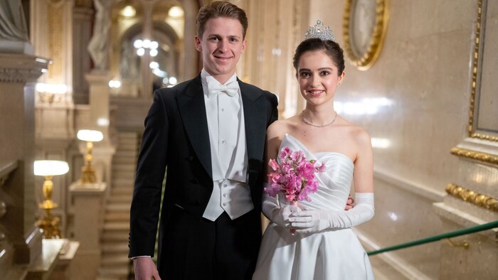 Die Opernball-Tiara wurde auch heuer wieder von Swarovski entworfen.
