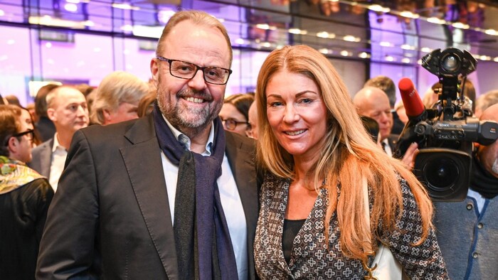 Unternehmer Jörg Rigger kam mit Ehefrau Kerstin