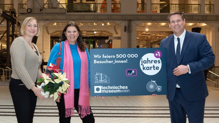 Erstmals konnten Skarek (links) und Aufreiter (rechts) über 500.000 Besucher begrüßen.