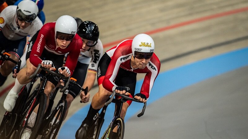 Tim Wafler (re.) hat beste Chancen auf das Pariser Velodrom. (Bild: Drew Kaplan)