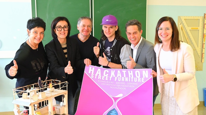 Die Idee des handwerklichen Hackathon hatte der Verein „die Kümmerei“. An Bord waren die Polytechnische Schule, HAK, BRG und die Fachhochschule. 