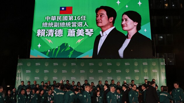 In Taiwan haben sich die Unabhängigkeitsbefürworter durchgesetzt.  (Bild: AFP)