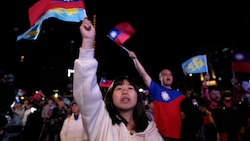 Bei der Präsidentenwahl in Taiwan hat sich die Unabhängigkeitsbewegung durchgesetzt. (Bild: AP)