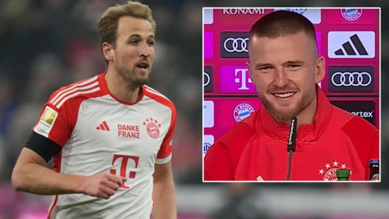 Eric Dier (rechts) und Harry Kane sind gute Freunde. (Bild: Associated Press, Screenshot Glomex)