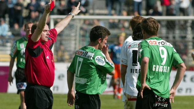 Am 3. Mai 2003 pfiff Manfred Schüttengruber seine Bundesliga-Karriere ab. (Bild: rubra)