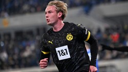 Julian Brandt bejubelt das zwischenzeitliche 1:0 für Dortmund. (Bild: APA/AFP/Kirill KUDRYAVTSEV)