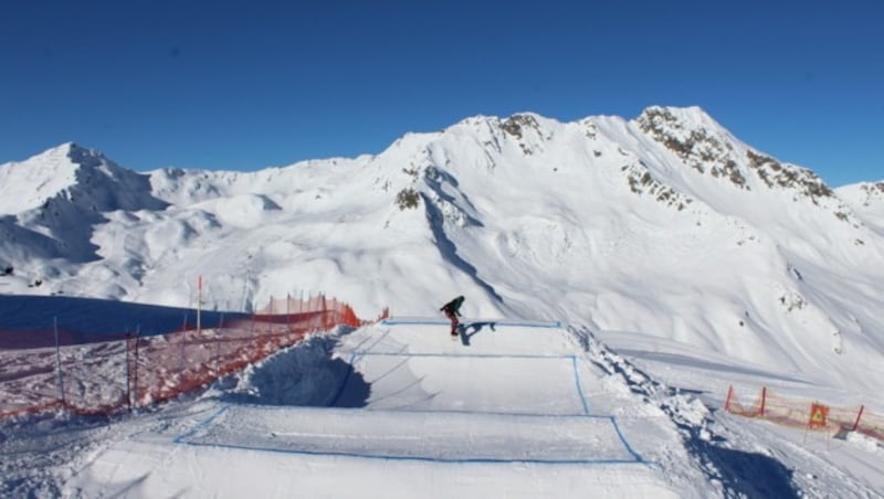 Im Crosspark Montafon finden Elias Leitner und Co. perfekte Trainingsbedingungen vor. (Bild: Peter Weihs/Kronenzeitung)