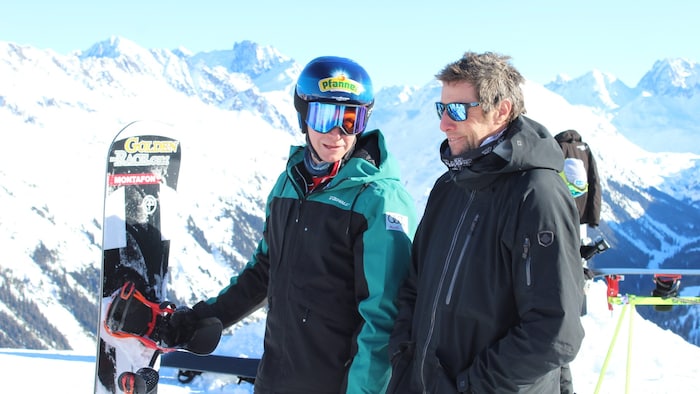 Luca Hämmerle (l.) fehlt im neuen ÖSV-Kader.