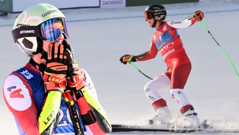 Mirjam Puchner (l.) und Cornelia Hütter (r.) (Bild: GEPA pictures, APA/BARBARA GINDL)