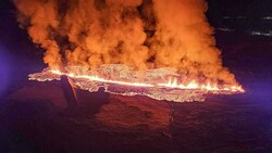 Auf Island hat der zweite Vulkanausbruch innerhalb nur weniger Wochen begonnen. (Bild: Icelandic Department of Civil Protection and Emergency Management)