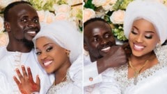 Sadio Mané heiratete seine 18-jährige Freundin Alisha. Flitterwochen gibt‘s für die beiden keine. (Bild: instagram.com/magvision_evens_officiel)