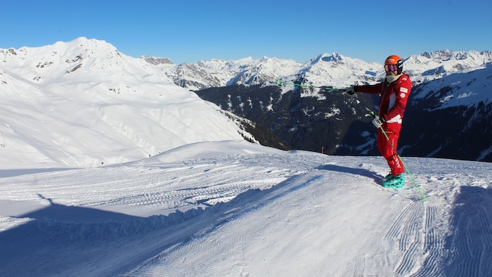 Auch Skicrosserin Sonja Gigler war bereits im Montafon zu Gast und von Kurs und Panorama ...