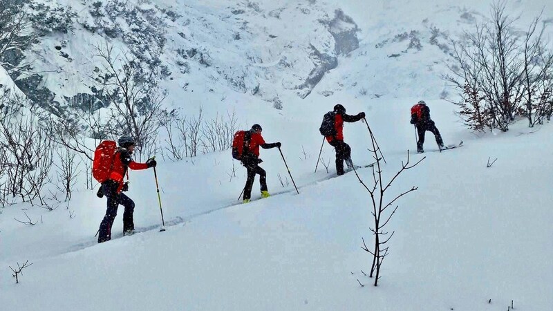 Intensive Suche nach Vermisstem am Grimming (Bild: Bergrettung Steiermark)