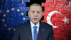 Türkeis Präsident Recep Tayyip Erdogan will in die EU. Von Richtlinien hält er aber wenig. (Bild: AP, Adobe Stock, Krone kreativ)