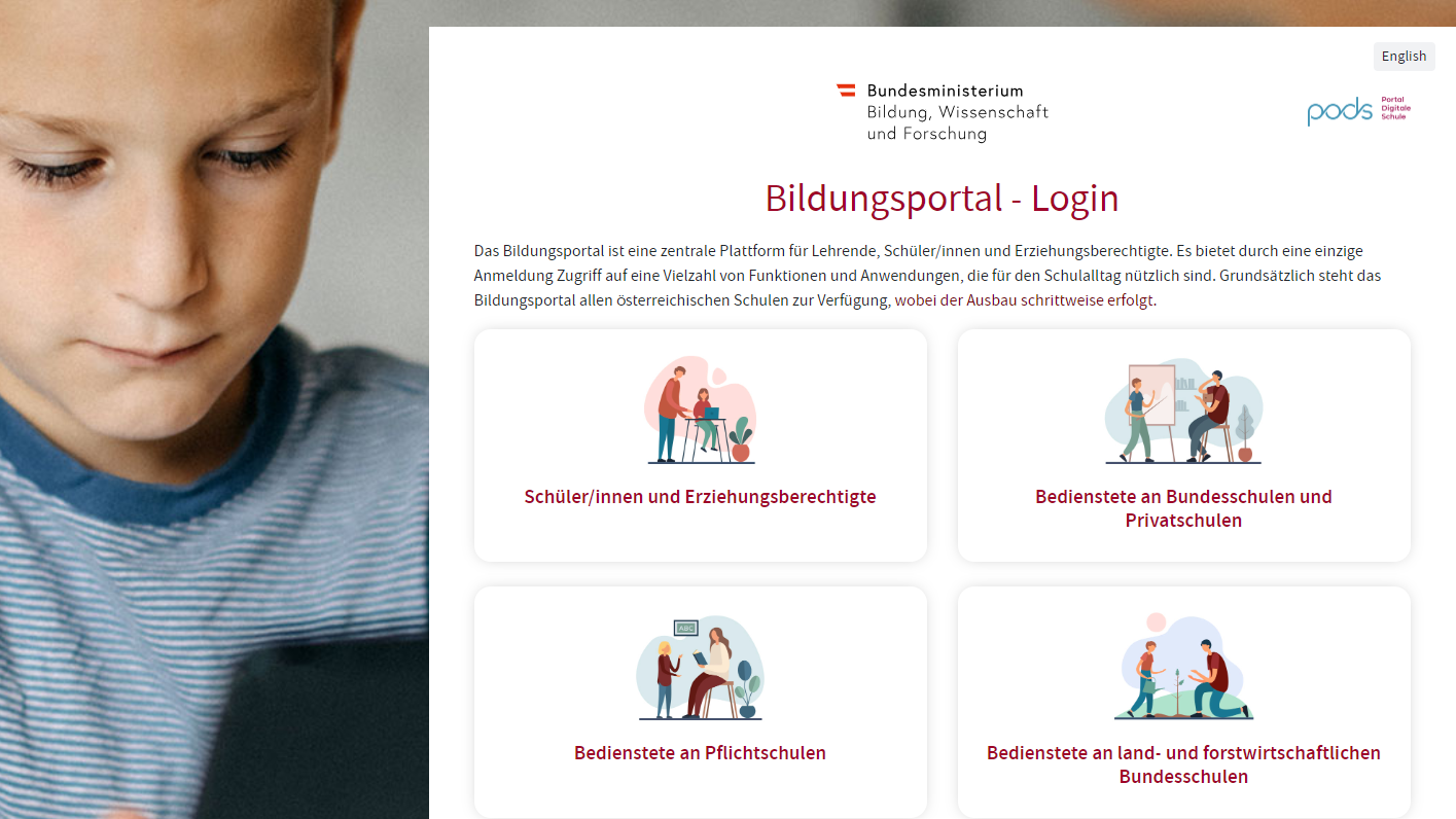 Das „Portal Digitale Schule“ wird durch eine neue Seite ersetzt. (Bild: Screenshot)