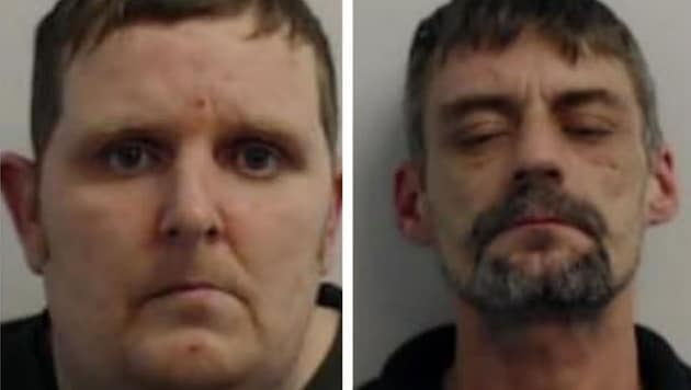 Robert O’Brien (links) und Andrew Kelly wurden 27 Jahre nach der Tat zu lebenslanger Haft ...