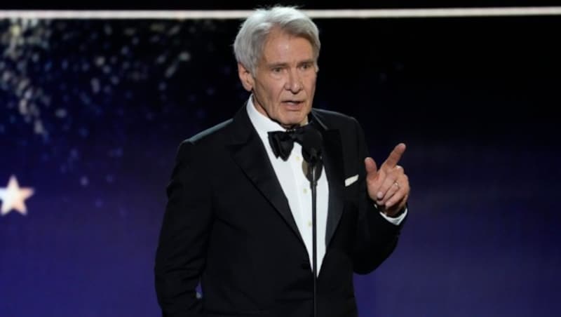 Harrison Ford dankte Calista Flockhart für ihre „Unterstützung“. (Bild: APA/Chris Pizzello/Invision/AP)