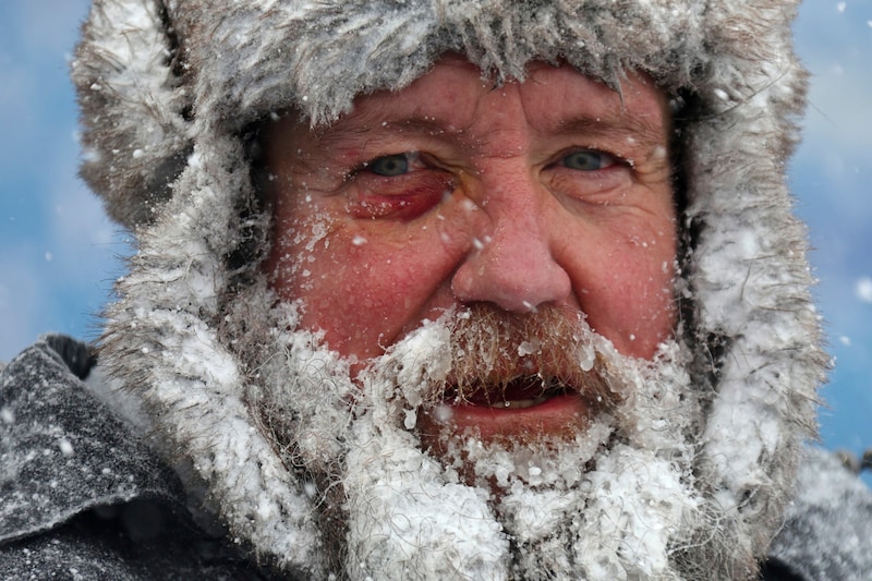 In Buffalo hat man zumindest den Humor nicht verloren. (Bild: ASSOCIATED PRESS)