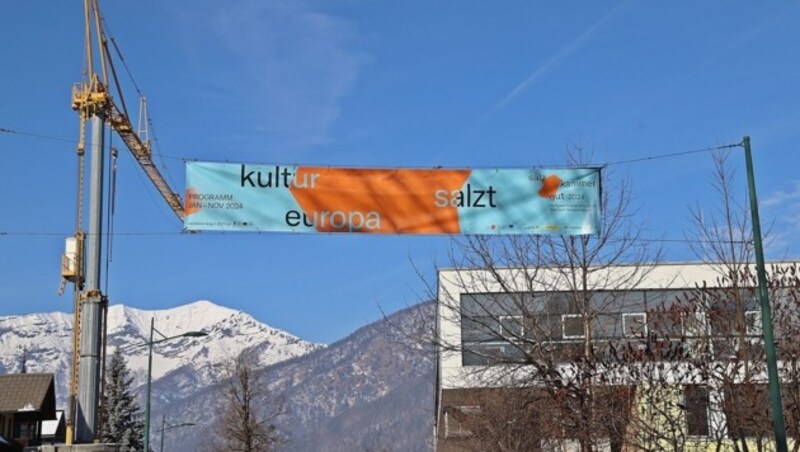 Kultur als Salz Europas: Die Werbelinie der Kulturhauptstadt (Bild: Marion Hörmandinger)