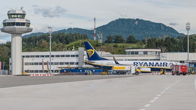 The plane did not make it to Klagenfurt on Friday. (archive picture) (Bild: KlagenfurtAirport)