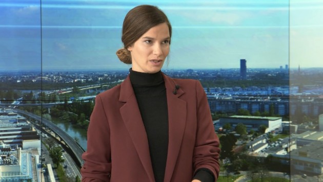 Rebekka Dober, Gründerin des Sozialunternehmens „YEP - Stimme der Jugend“ (Bild: krone.tv)