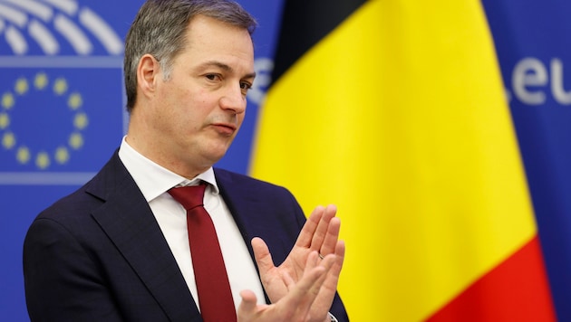 Belgiens Regierungschef Alexander de Croo warnte vor den Folgen, die ein Wahlsieg Donald Trumps für die EU hätte. (Bild: AP)