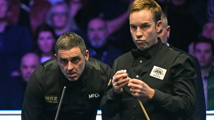 Ronnie O‘Sullivan (li.) und Ali Carter