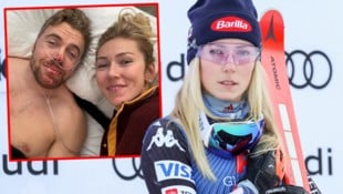 Mikaela Shiffrin sprach über Kildes schweren Sturz. (Bild: GEPA, twitter, krone.at-mrgrafik)