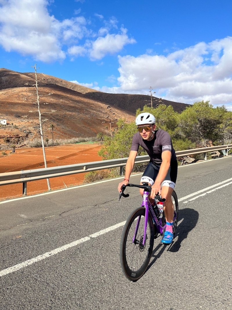 Leon Pauger schwitzt derzeit in der Hitze von Gran Canaria. (Bild: zVg)