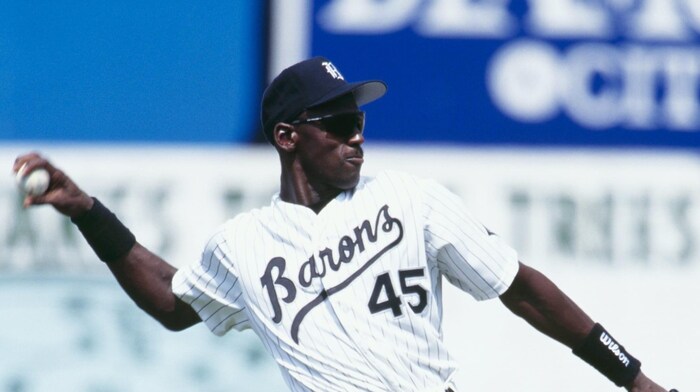 Basketball-Legende Michael Jordan versuchte sich als Baseballer.