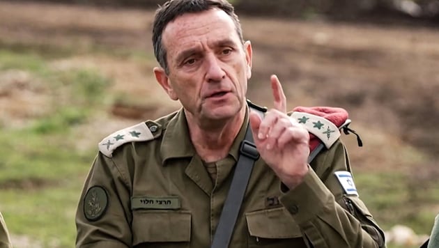 Israels Armeechef Herzi Halevi (Bild: AFP)