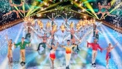 Visuelle Kariesgefahr: Bei „A New Day“ von Holiday On Ice glitzert und leuchtet es aus allen Ecken und Poren. (Bild: Rico Ploeg)