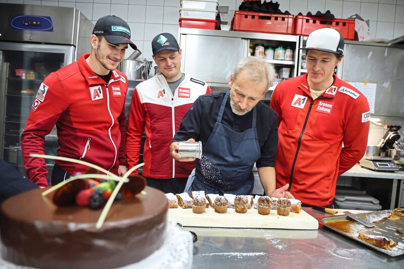 Süßes aus der Kitzhof-Küche für Österreichs Abfahrer (Bild: Christof Birbaumer)