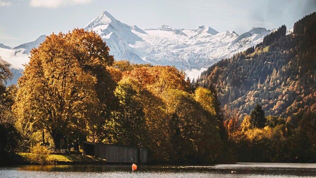 Blick vom Zeller See auf das Kitzsteinhorn (Bild: EXPA)