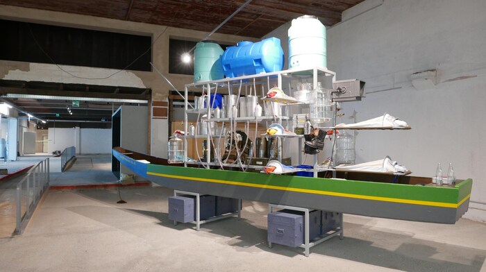 Eine Zille mit einer Wasseraufbereitungsanlage: Installation im Sudhaus