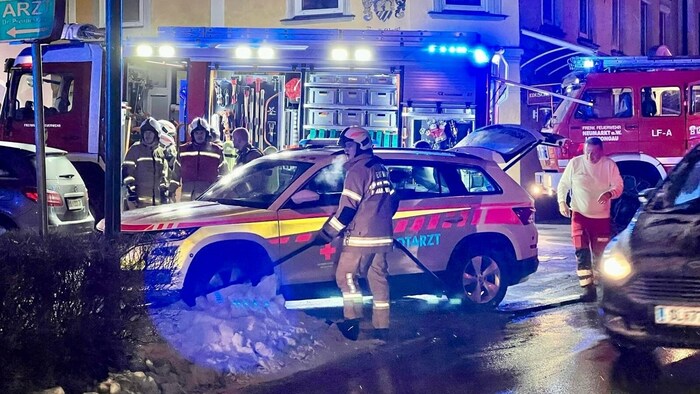 Auch der Notarzt war vor Ort