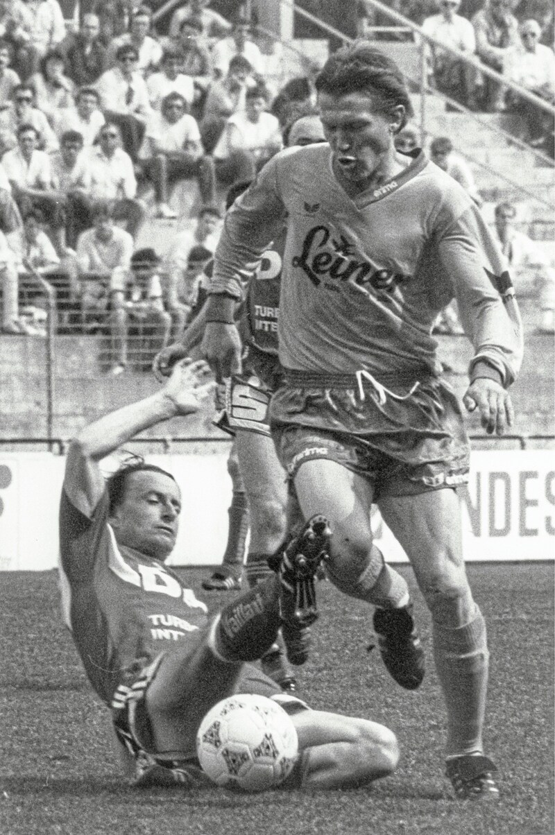 Oleg Blochin füllte im Dress von Steyr die heimischen Stadien. (Bild: Votava / brandstaetter images / picturedesk.com)