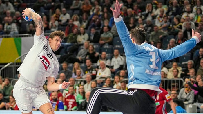 Sebastian Frimmel steuerte gegen Ungarn zwei Treffer bei.